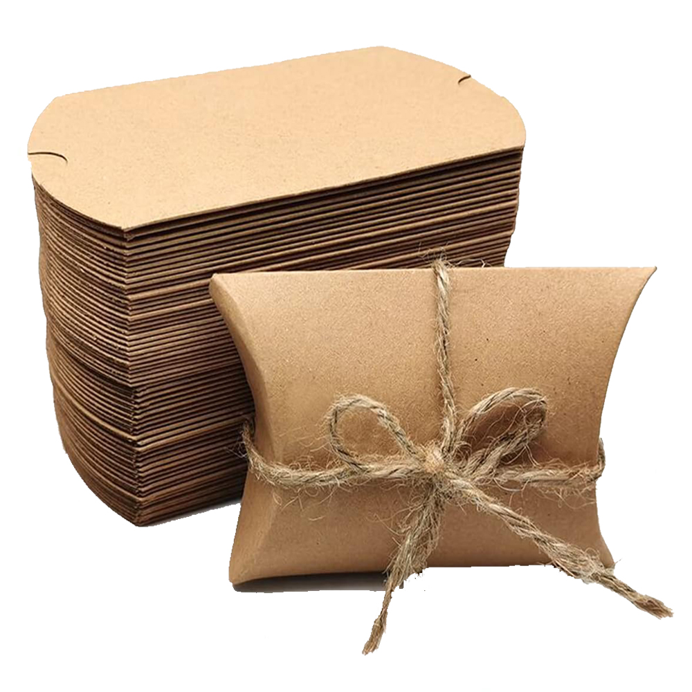 Wedding Supply Business - 50 Buah Kotak Bantal Kertas Hitam