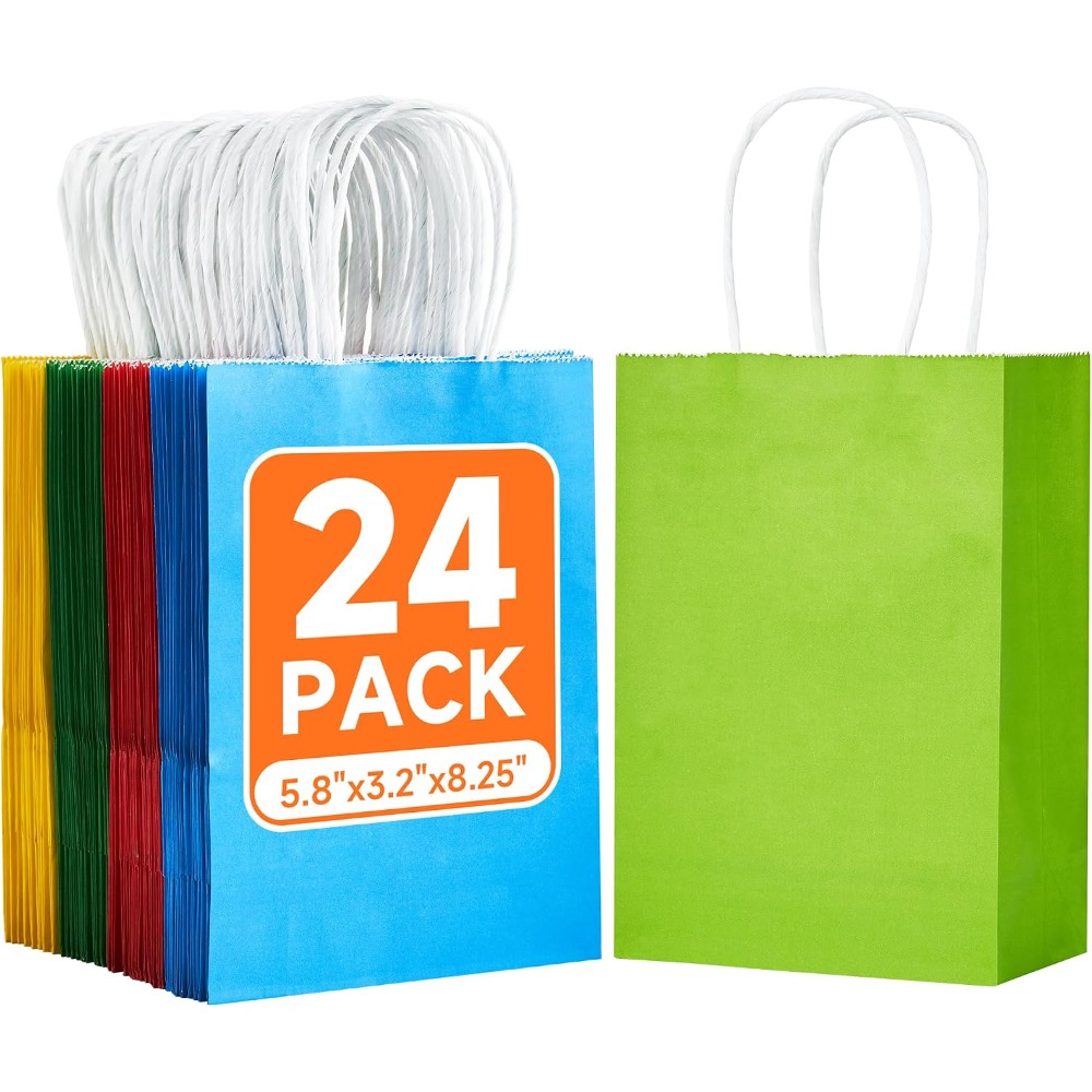 Wedding Supply Bulk - 24 Paket Kantong Hadiah Kertas Kraft