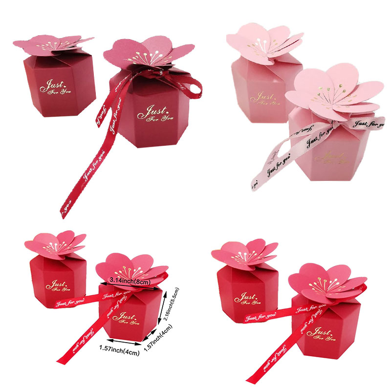 Wedding Supply List - 20/30/50 Buah Kelopak Pernikahan Kotak Permen