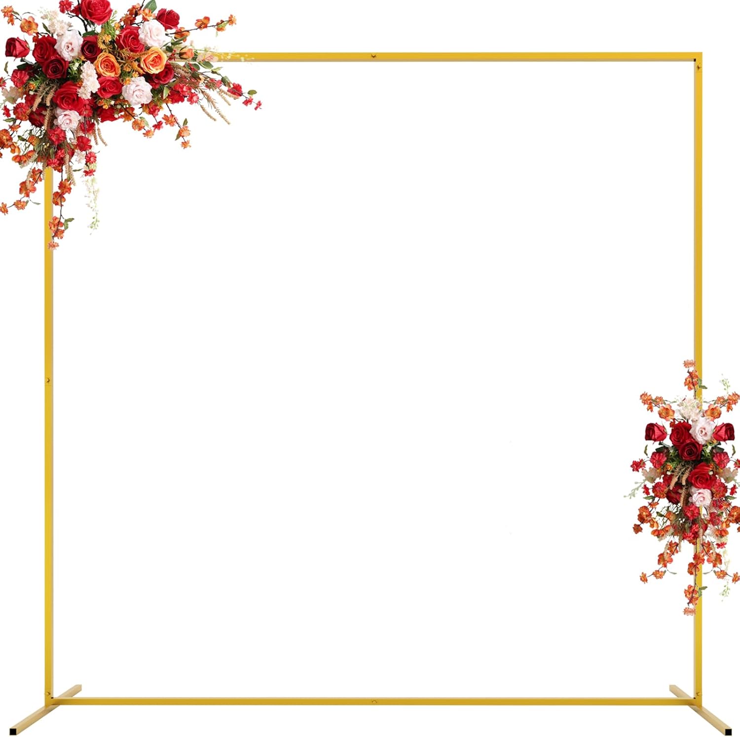 Wedding Balloon Arch - Stand backdrop lengkung pernikahan warna emas