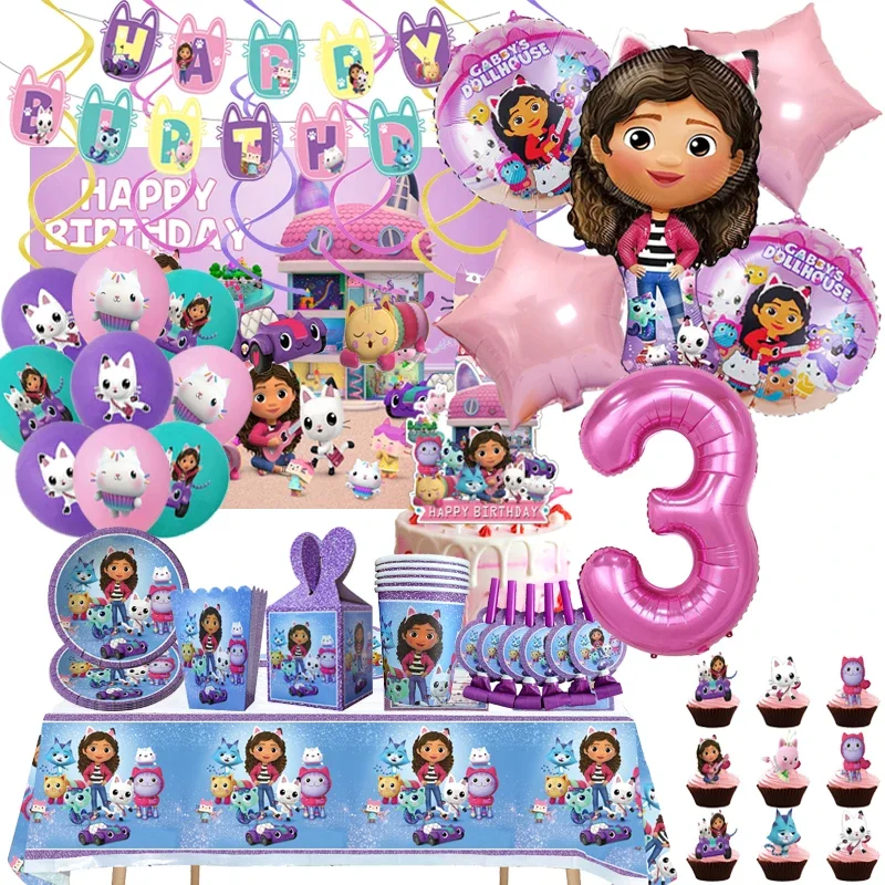 Wedding Supply Kit - Perlengkapan Pesta Ulang Tahun Gabby's Dollhouse: