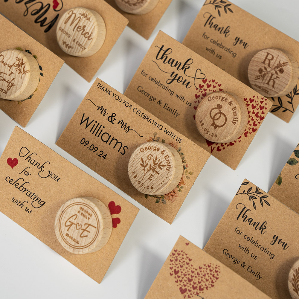 Wedding Supply List - Hadiah Pribadi Sumbat Botol Anggur dengan