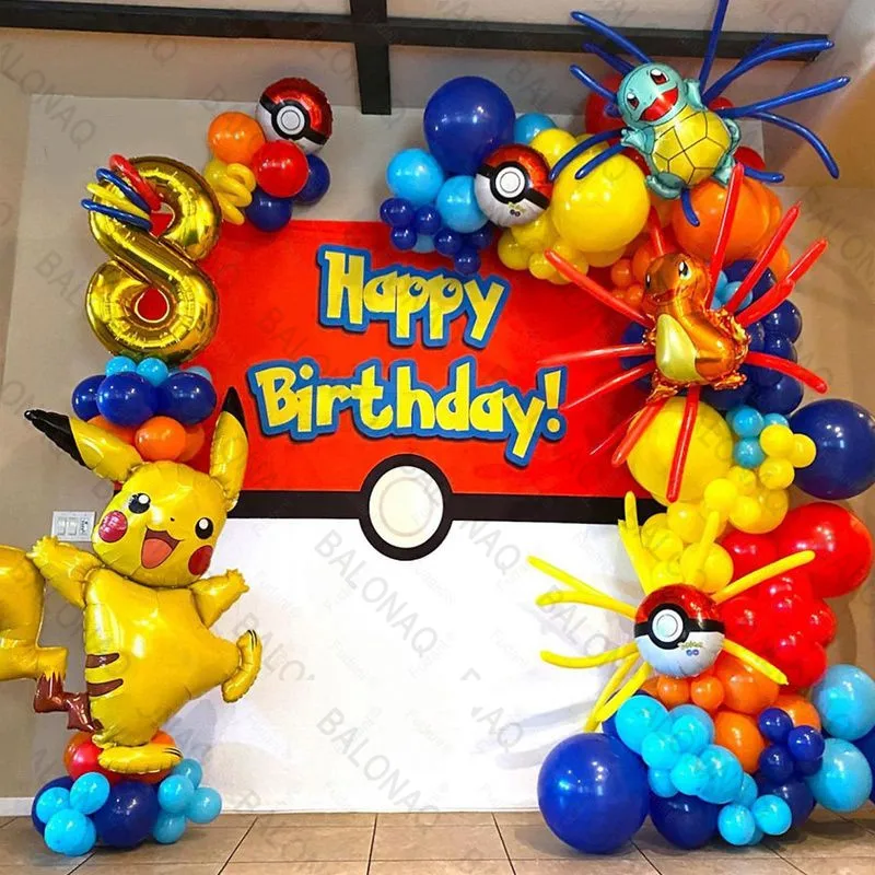 Wedding Supply Kit - 84 Buah Balon Pesta Pikachu Kit
