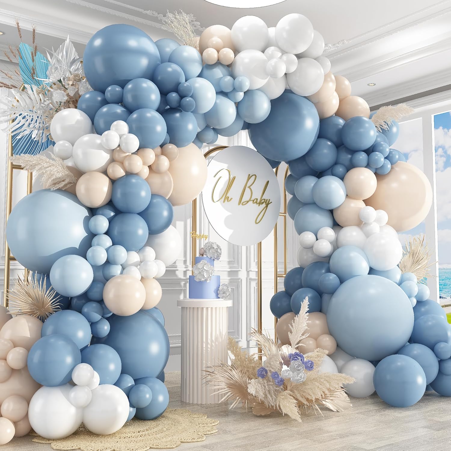 Wedding Supply Kit - Kit Dekorasi Balon Lateks Putih Pasir