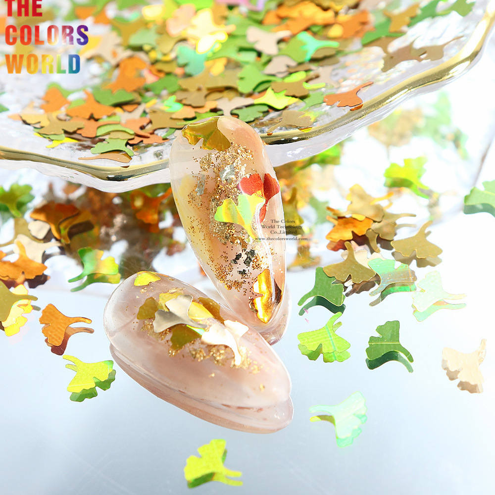 Wedding Eo - TCT-817 bentuk daun Ginkgo DIY perhiasan