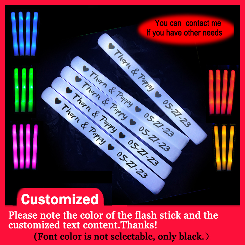 20/30/40 Buah Stik Busa LED RG - Wedding Supply Bulk ulasan dan harga