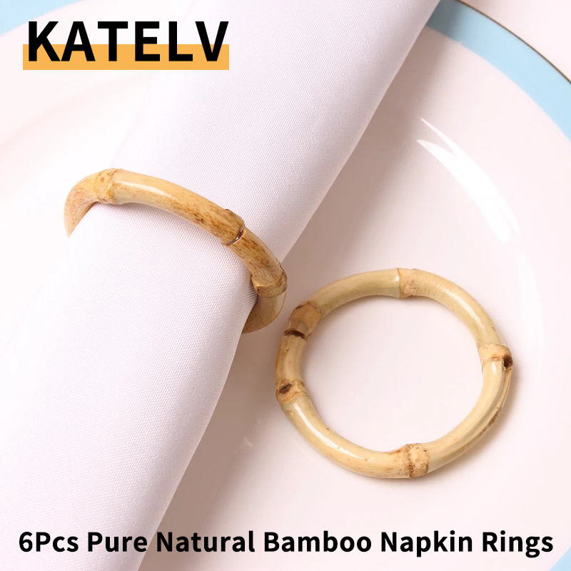 6 Buah Set Cincin Serbet Buata - Wedding Ceremony Supply ulasan dan harga