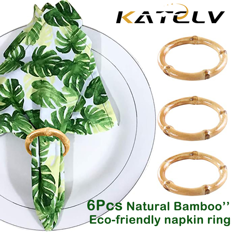 6 Buah Set Cincin Serbet Buata - Wedding Ceremony Supply ulasan dan harga