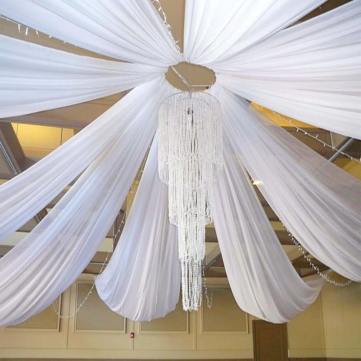 Tirai langit-langit gaun perni - Wedding Ceremony Supply ulasan dan harga