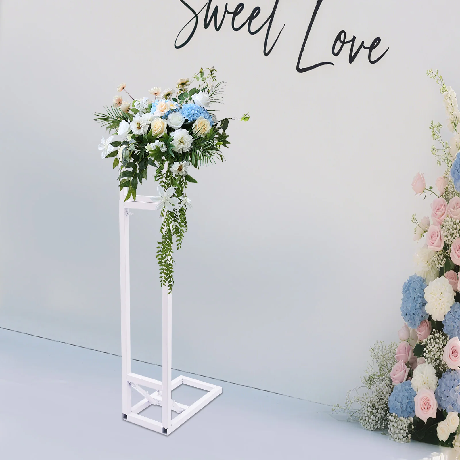 Stand Gapura Pernikahan Putih, - Wedding Balloon Arch ulasan dan harga