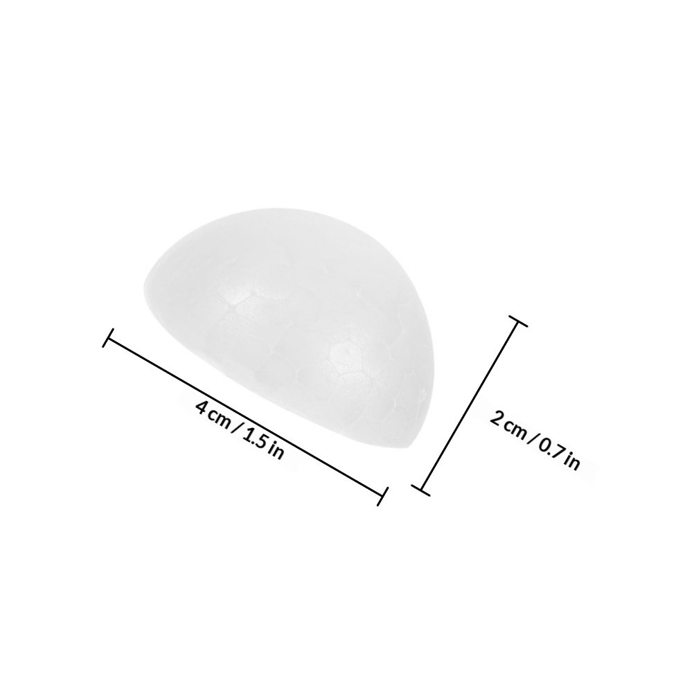 100 Buah Bola Busa Hemisferika - Wedding Supply Decor ulasan dan harga
