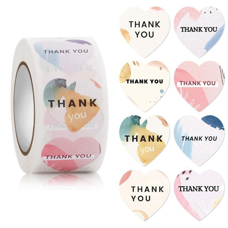 100-500 Buah Stiker Terima Kas - Wedding Supply Business ulasan dan harga