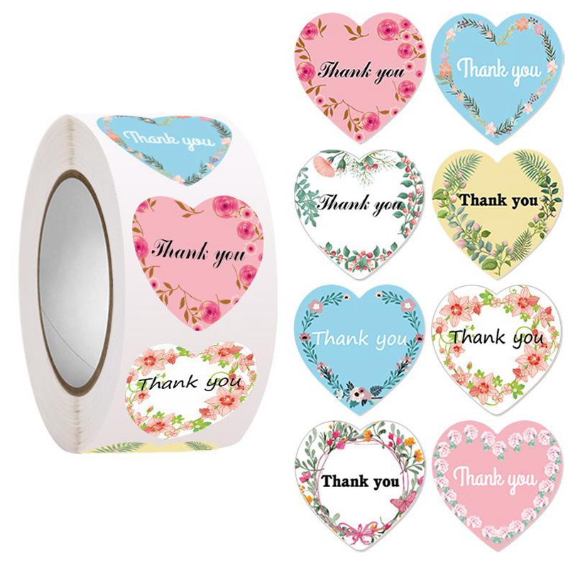 100-500 Buah Stiker Terima Kas - Wedding Supply Business ulasan dan harga