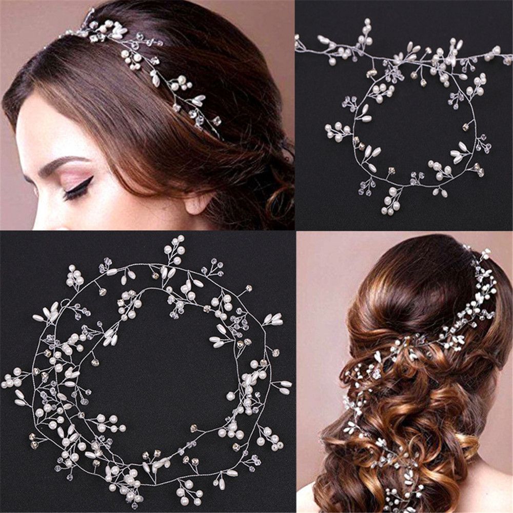 Perhiasan Rambut Pesta Rantai  - Wedding Supply List ulasan dan harga