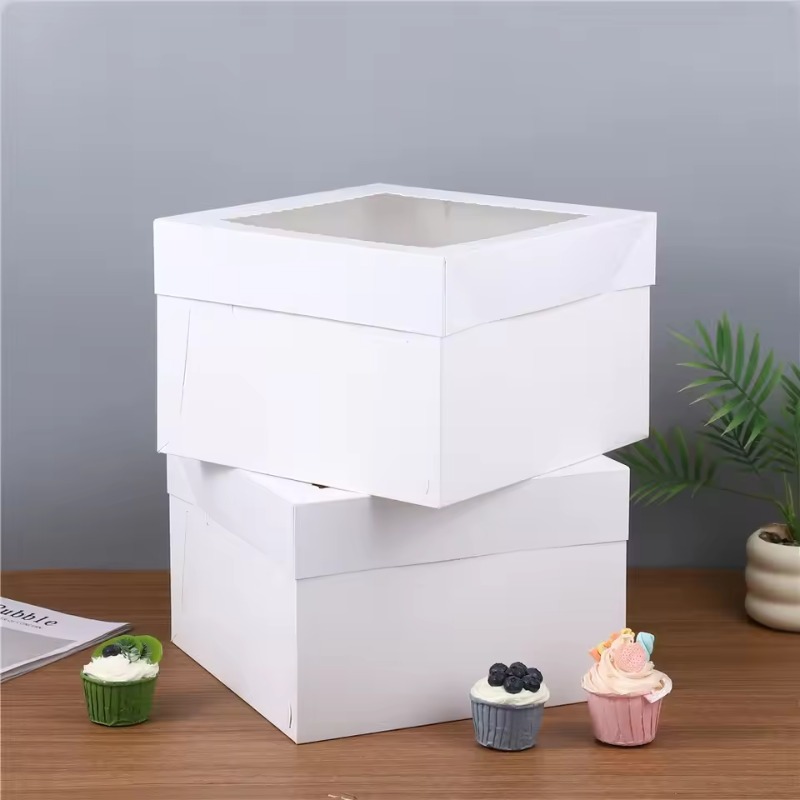 Yes2/4/6 Buah Kotak Kue Putih  - Wedding Supply Decor ulasan dan harga