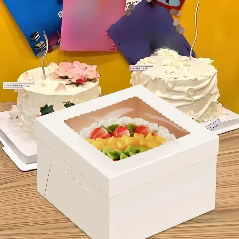 Yes2/4/6 Buah Kotak Kue Putih  - Wedding Supply Decor ulasan dan harga