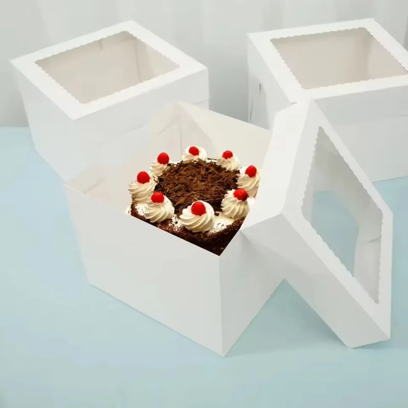 Yes2/4/6 Buah Kotak Kue Putih  - Wedding Supply Decor ulasan dan harga