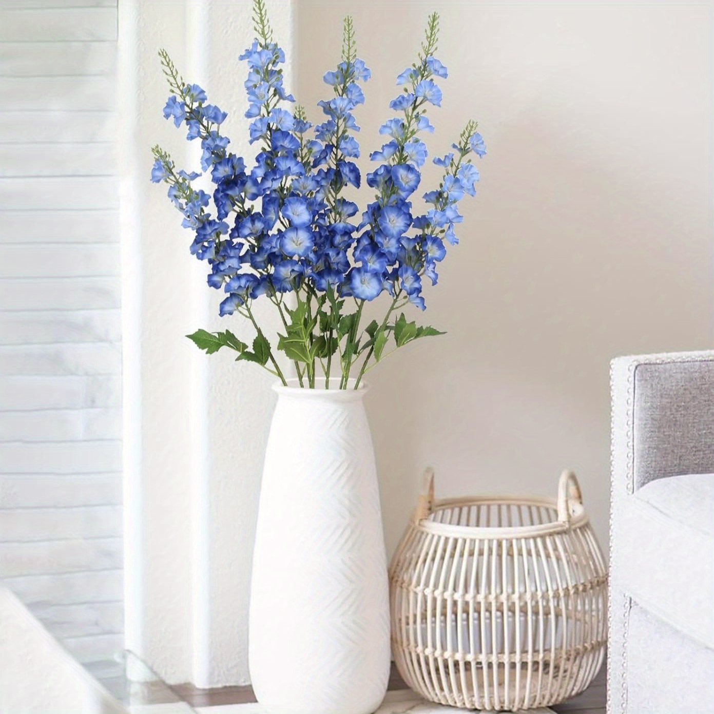 6 Paket Bunga Delphinium Buata - Centerpiece Vase Tall ulasan dan harga