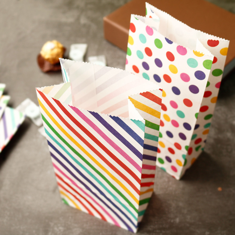 Tas kertas kecil pelangi dicet - Wedding Event Supply ulasan dan harga