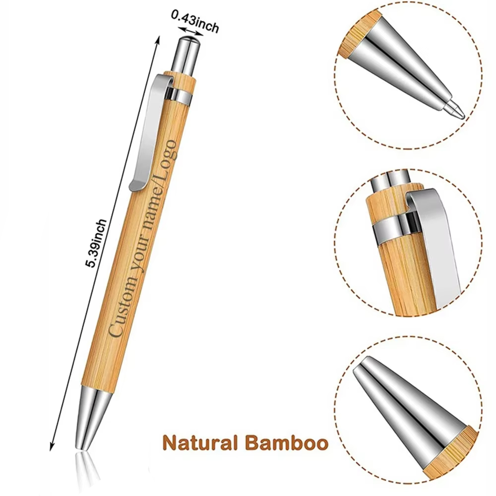 200-20 Buah Pena Bambu Logo Ku - Wedding Supply List ulasan dan harga