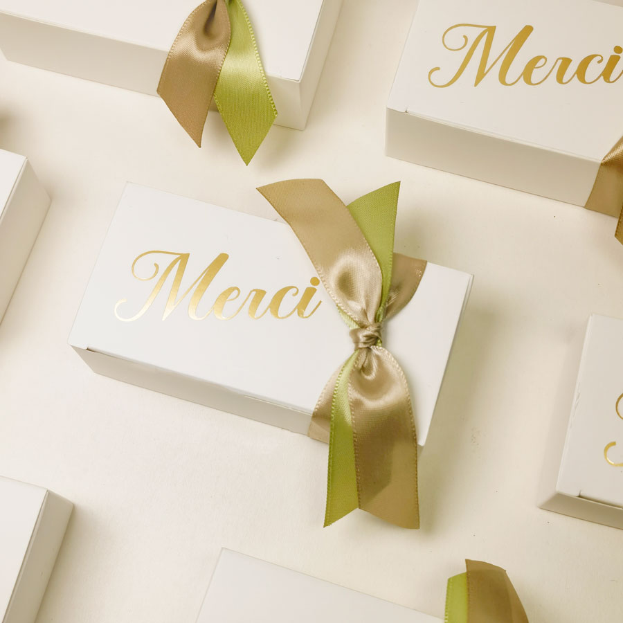 Kotak hadiah kecil MERCI kotak - Wedding Supply Business ulasan dan harga
