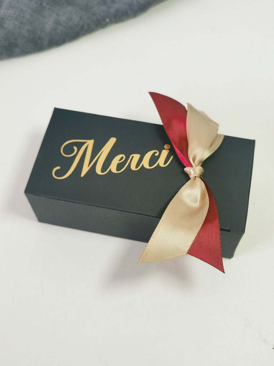 Kotak hadiah kecil MERCI kotak - Wedding Supply Business ulasan dan harga