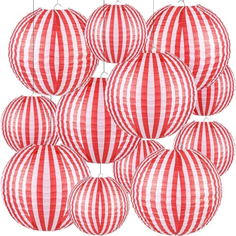 10 Buah Lampion Kertas Bergari - Wedding Event Supply ulasan dan harga