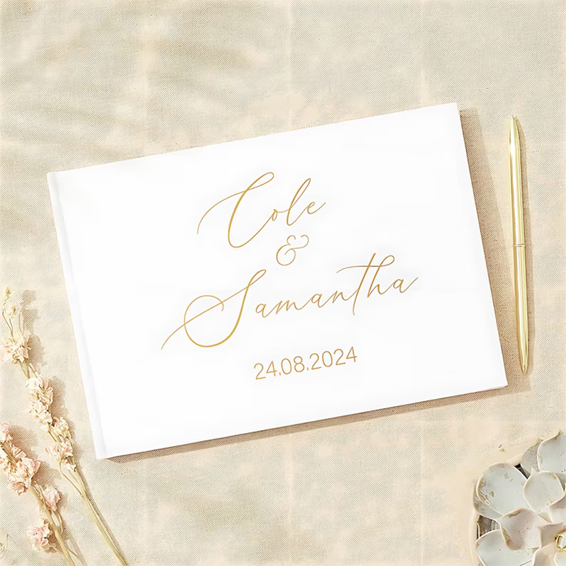 Buku Tamu yang Dipersonalisasi - Wedding Supply List ulasan dan harga