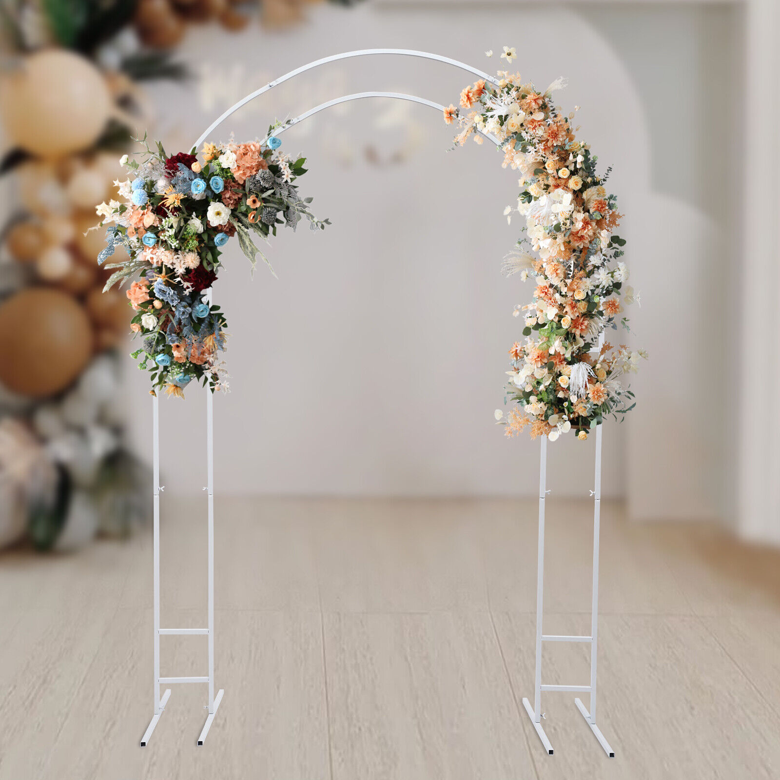 Rak Pajangan Balon Bunga Punju - Wedding Balloon Arch ulasan dan harga