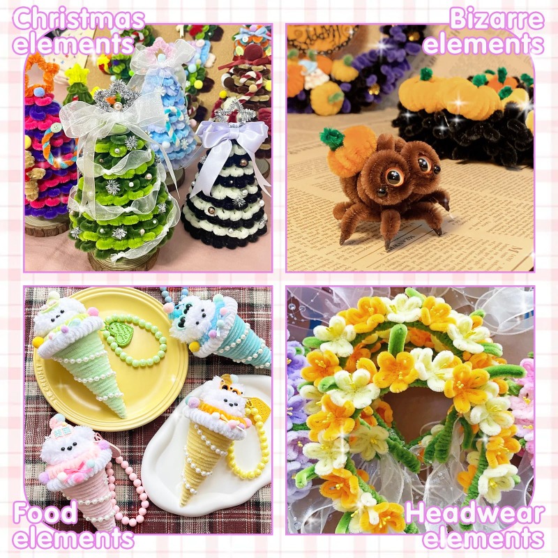Pembersih Pipa Chenille Stems  - Wedding Supply Decor ulasan dan harga