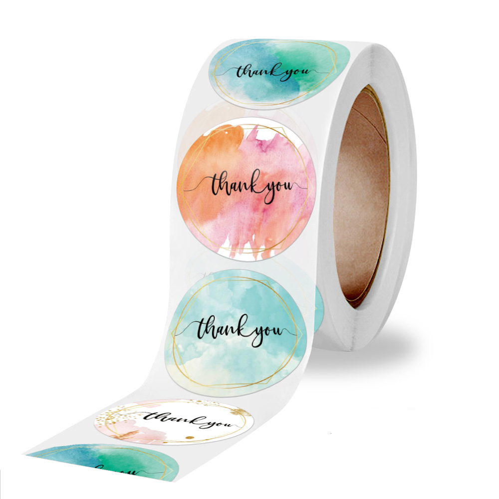100-500 Buah Stiker Terima Kas - Wedding Supply Business ulasan dan harga