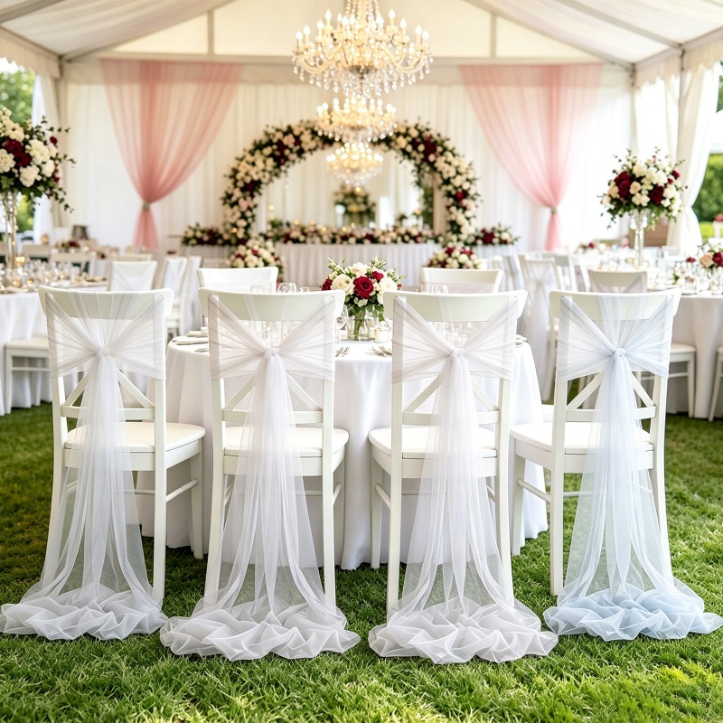 Gulungan Kain Tulle Swiss Roma - Wedding Ceremony Supply ulasan dan harga