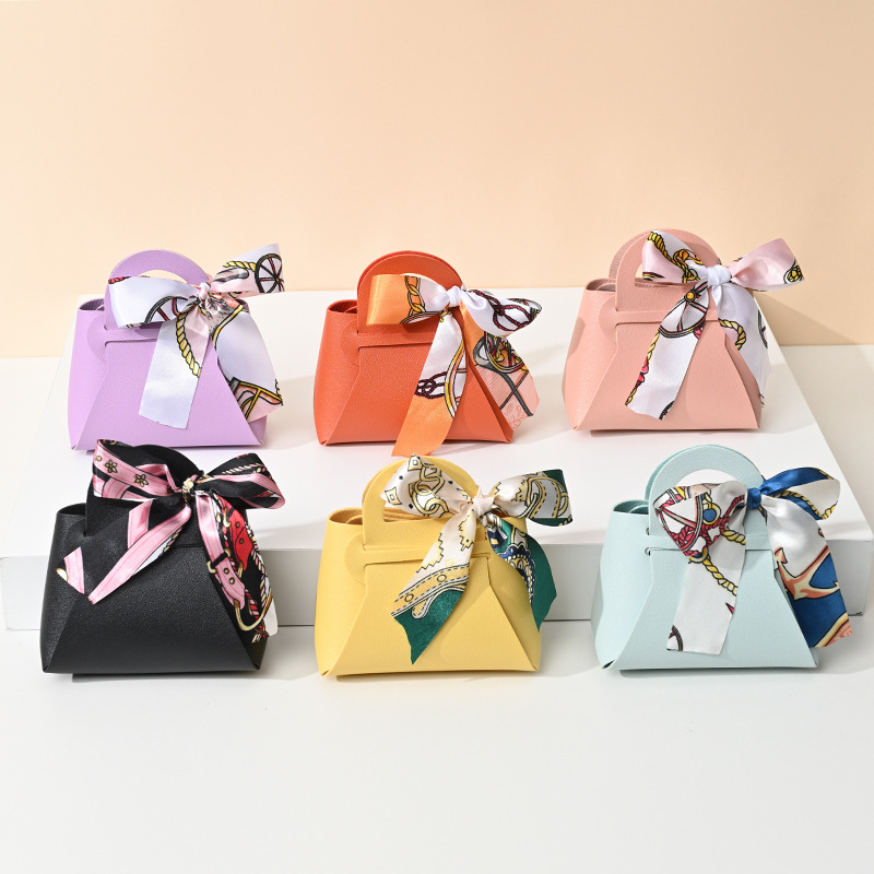 10 Buah Tas Hadiah Kulit Biru  - Wedding Supply List ulasan dan harga