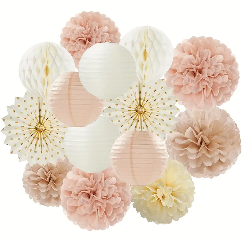 11 Buah Bunga Kertas Warna Ema - Wedding Ceremony Supply ulasan dan harga